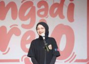 Rayakan Kemerdekaan, Mbak Vinanda Ajak Warga Kediri Tumbuhkan Kreativitas Lewat Jalan Santai