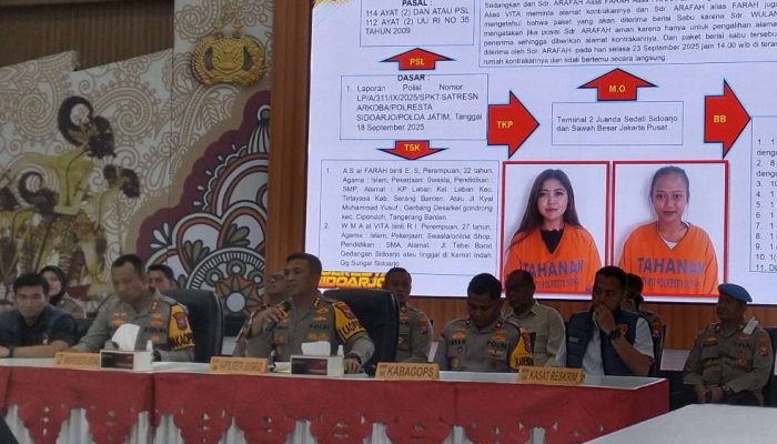 Polresta Sidoarjo Klaim Keberhasilan Tekan Kriminalitas hingga 32 Persen
