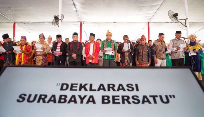 Pemkot Surabaya Gelar Doa Bersama Lintas Agama dan Deklarasi Surabaya Bersatu Lawan Premanisme