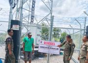 Diduga Tak Berizin, Satpol PP Tuban Segel Menara Telekomunikasi di Parengan