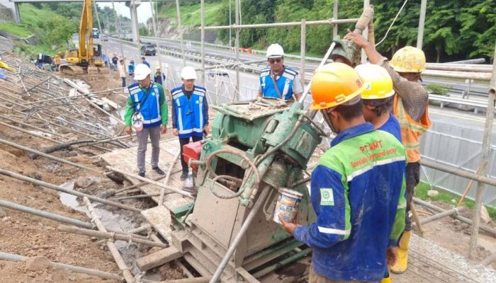 Perkuatan Tebing Tol Gempol–Pandaan Ditargetkan Rampung Februari 2026