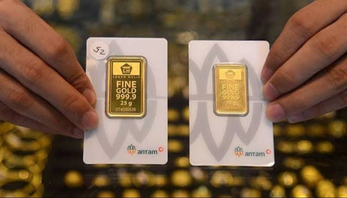 Emas Antam Tak Bergerak, Harga Rp2,857 Juta per Gram
