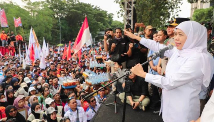 May Day 2026, Khofifah Dorong Industri Tumbuh dan Pekerja Lebih Sejahtera