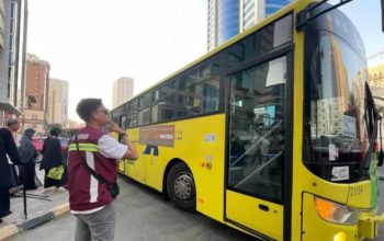 PPIH Arab Saudi Siagakan Petugas Halte Bus Shalawat 24 Jam untuk Layani Jamaah Haji