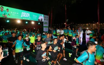Ratusan Pelari Ramaikan Ansor Night Fun Run 5K dalam Harlah GP Ansor ke-92