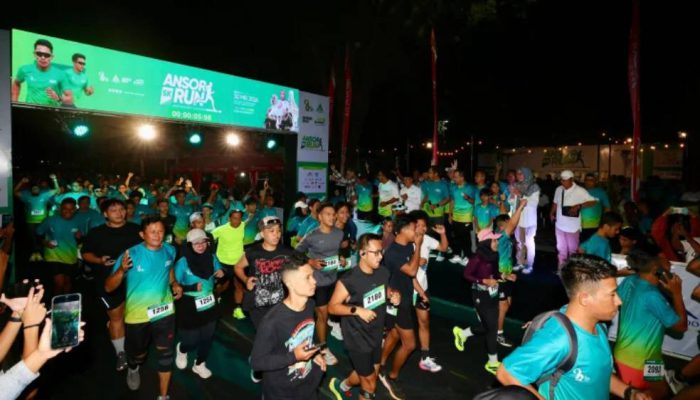 Ratusan Pelari Ramaikan Ansor Night Fun Run 5K dalam Harlah GP Ansor ke-92