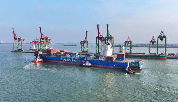COSCO Percayakan Layanan ke Terminal Teluk Lamong, Volume Kargo Internasional Melesat