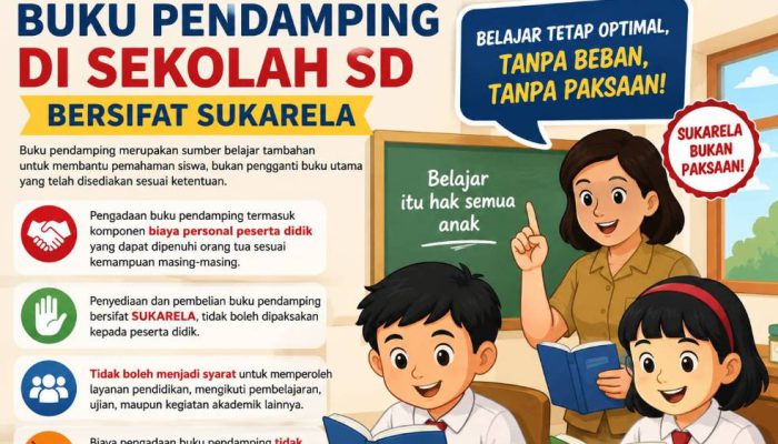 Sekolah Dilarang Mewajibkan Siswa Membeli Buku Pendamping