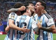 Sempat Tertinggal 0-2, Argentina Balik Menang 3-2 atas Mesir dan Amankan Tiket Perempat Final
