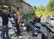 Polres Malang Musnahkan Mortir yang Ditemukan di Gudang Rongsokan