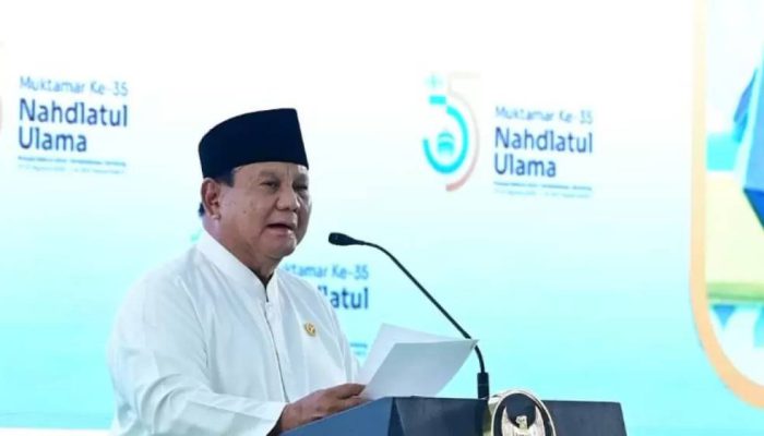 Prabowo di Muktamar NU: Kalau Ada Jas Merah, Saya Ingin Sampaikan Jas Ijo