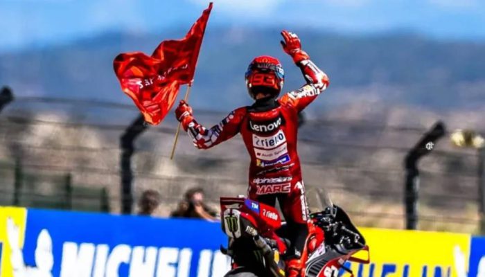 Marc Marquez Raih Kemenangan ke-8 di Aragon, Peluang Juara Dunia Makin Terbuka