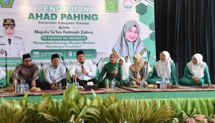 Bupati Subandi Ajak Fatayat NU Perkuat Kolaborasi Pembangunan dan Pelayanan Publik di Sidoarjo