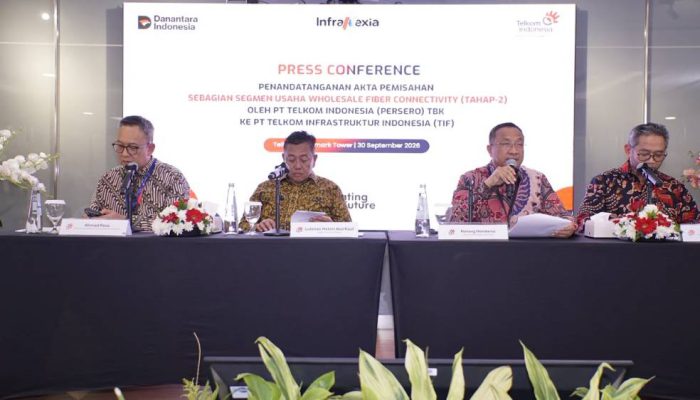 Telkom Resmi Konsolidasikan 112.000 Km Fiber Optik ke InfraNexia