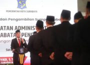 13 Kepala Perangkat Daerah Surabaya Berganti, Eri Cahyadi Soroti Target Kinerja